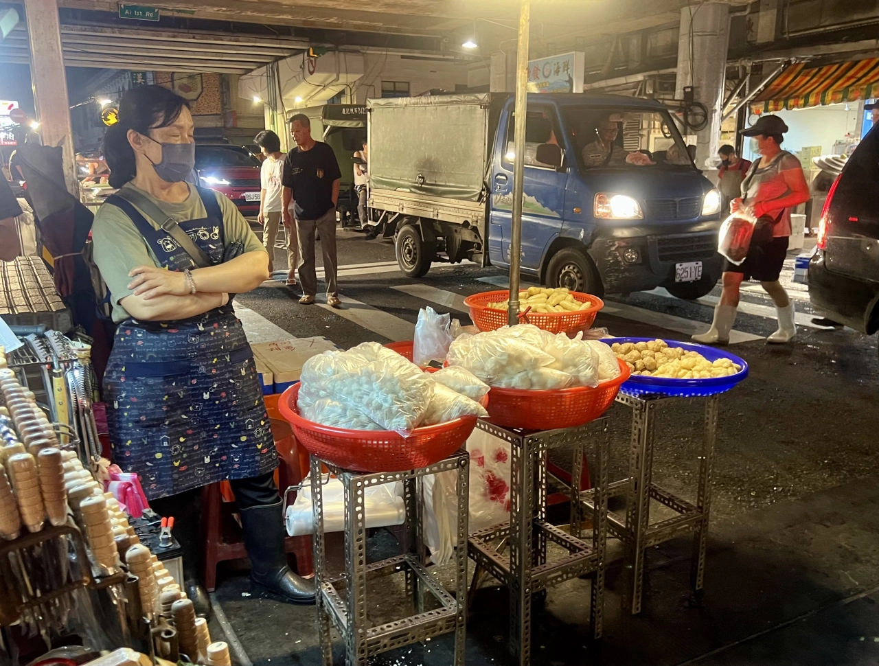 崁仔頂美食,美食推薦,好吃花枝排